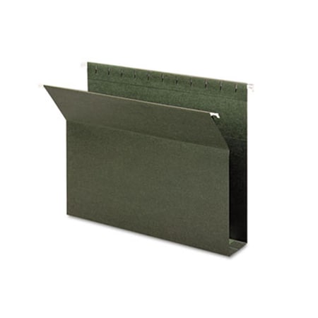 Made-To-Stick 2&amp;quot; Cap Box Bottom Hanging File Folders- Letter- Green- 25/Box, 25PK MA196806